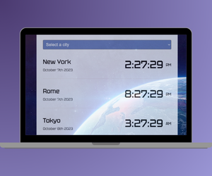 world clock page